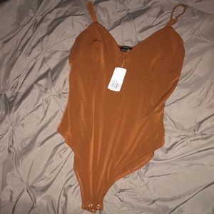 Burnt orange bodysuit